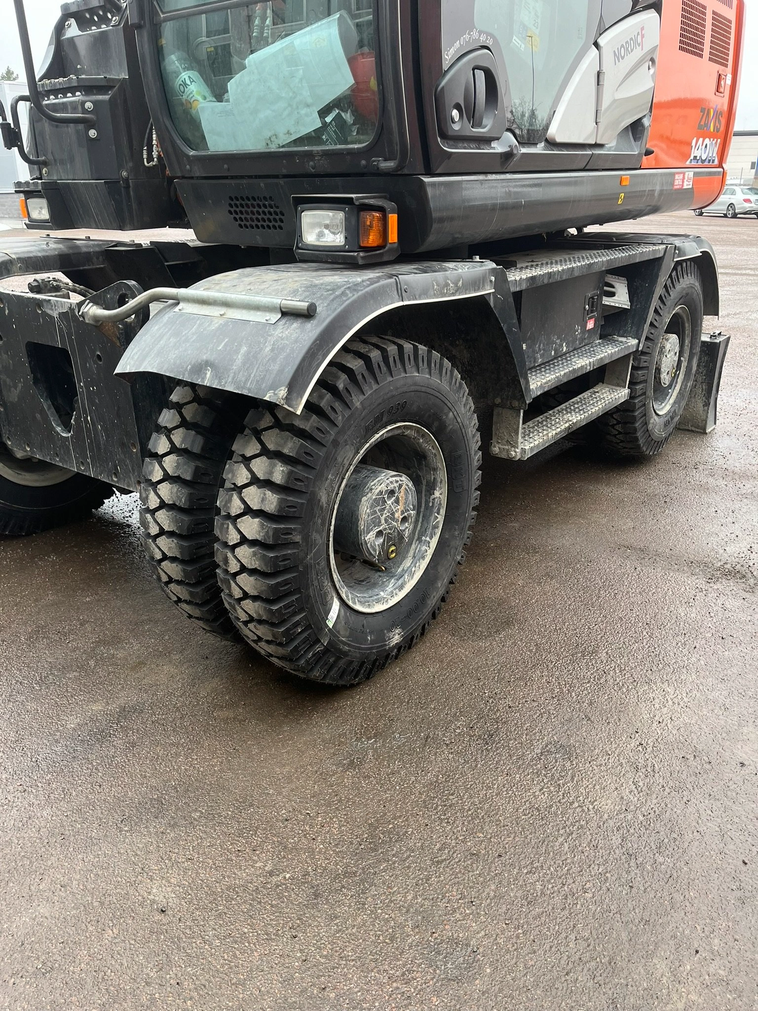 Lastbil däckservice